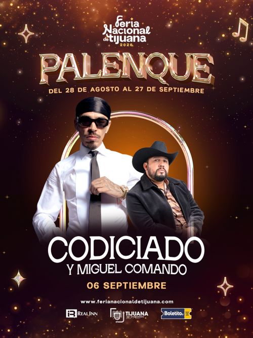 Codiciado y Miguel Comando - Palenque Feria Nacional de Tijuana 2026